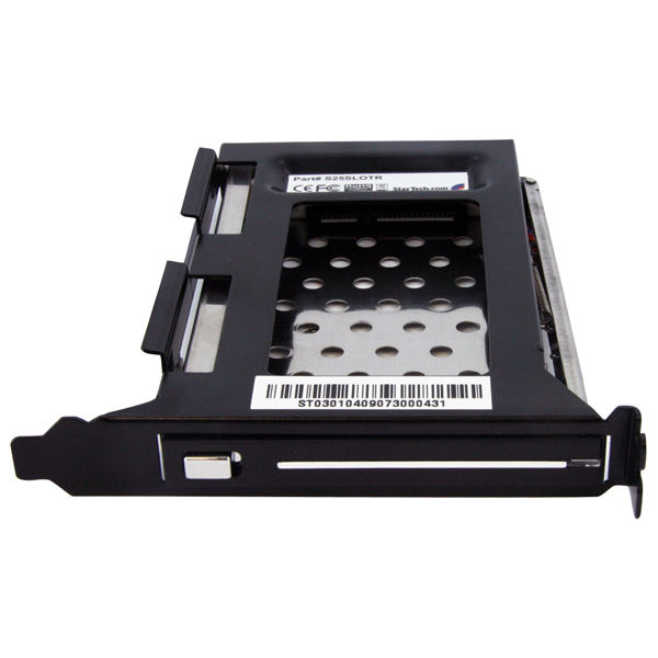 PCI拡張スロット設置型2.5インチSATAHDD/SSDリムーバブルラックドライブ収納用トレイ不要SATArev.1/2/3に対応