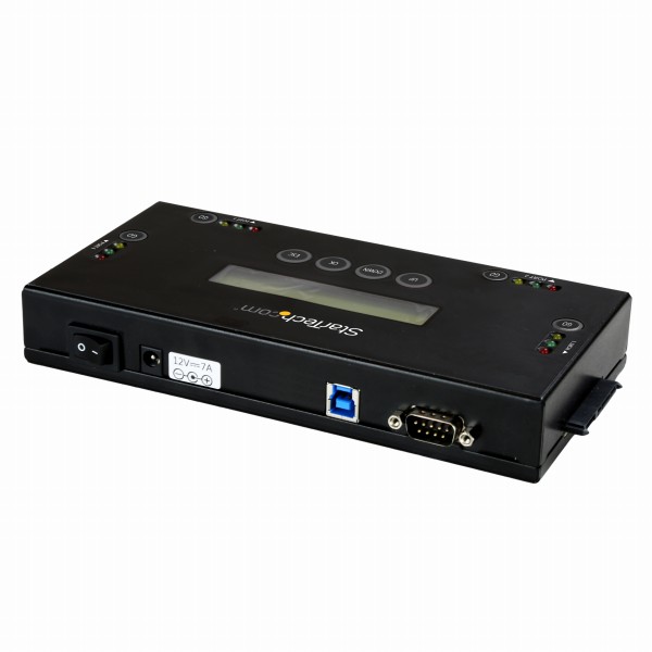 HDD/SSDハードドライブイレーサー2.5/3.5インチSATAドライブ対応ハードディスク消去装置4ベイスタンドアローン