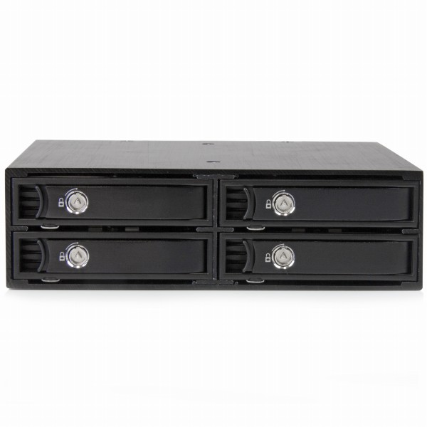 4ベイHDD/SSD増設モバイルラック5.25インチベイ内蔵タイプ4x2.5インチSATA/SASドライブ対応リムーバブルケースホットスワップ対応SAS2.0/SATA3.0対応