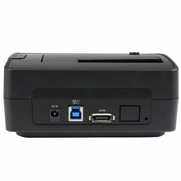 クレードル式2.5/3.5インチHDD/SSDドッキングステーションUSB3.1(10Gbps)/eSATA接続対応リーダーライターUSBB-A変換/USBB-C変換ケーブル同梱