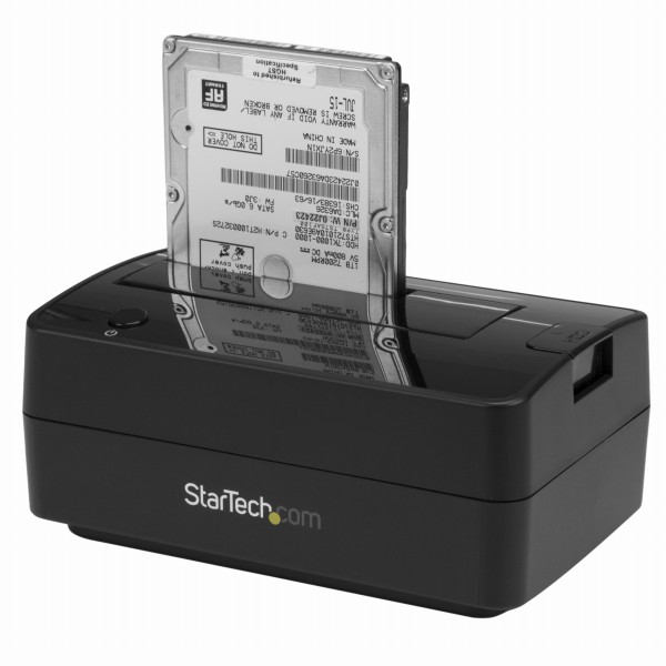 クレードル式2.5/3.5インチHDD/SSDドッキングステーションUSB3.1(10Gbps)/eSATA接続対応リーダーライターUSBB-A変換/USBB-C変換ケーブル同梱
