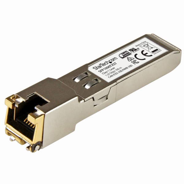 SFPモジュール／MSAアンコード／1000BASE-TX／RJ-45 Cat6 Cat5e対応／100m