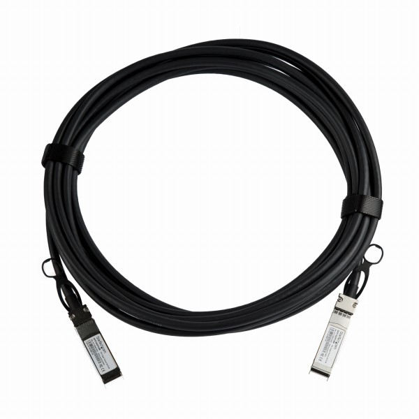 DAC Twinaxブレークアウトケーブル/5m/MSA対応アンコード/10GbE SFP+ 銅線DAC