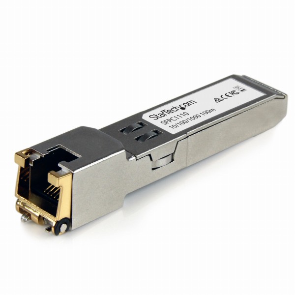 SFPモジュール／Cisco SFP-GE-T互換／1000BASE-T RJ-45銅線トランシーバー／100m