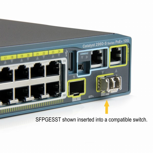 SFPモジュール/Cisco SFP-GE-S互換/1000BASE-SX 光トランシーバー/MM/550m