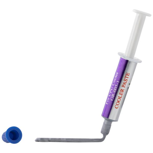 熱伝導シリコングリス/高性能サーマルペースト/注射器タイプ5個入り(各1.5g)/再封可能/金属酸化物入りヒートシンクグリス/CPU&GPU冷却シリコンペースト/RoHS&CE認証