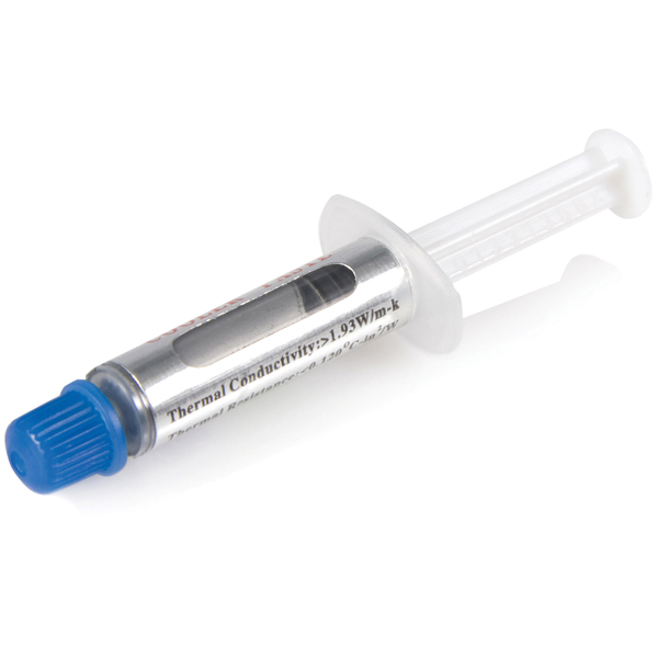 1.5gCPU用ヒートシンク接着用サーマル熱伝導シリコングリス金属酸化物入り注射器タイプ