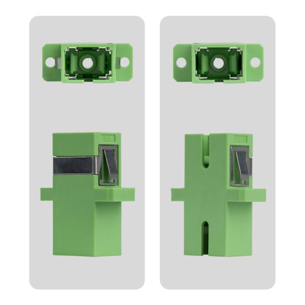 光ケーブル中継コネクター/10個セット/SC-SC/OS2シングルモード/SC-APCシンプレックス/光配線用カプラー