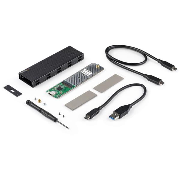 M.2SATASSDケース/USB3.1Gen2接続/10Gbps/NVMe(PCIe)NGFF(SATA)/B+M-Key/UASP