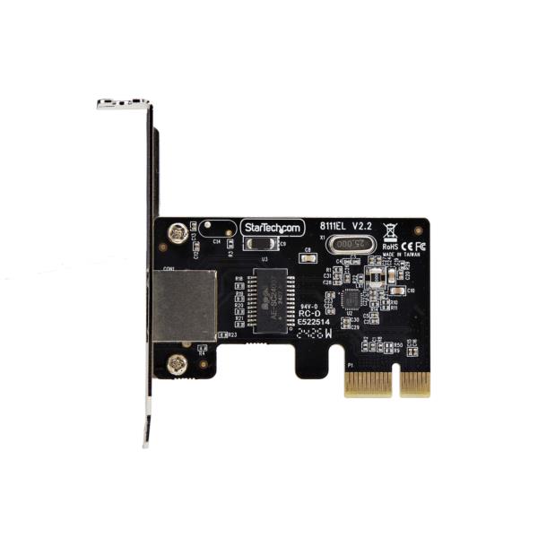 LANカード/PCI Express x1/1ポート/RTL8111Hチップ/1Gbps/ロープロファイル対応 NIC