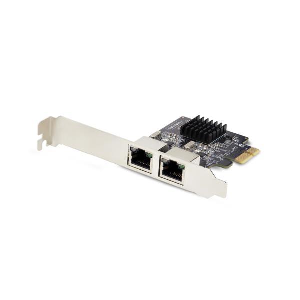 LANカード/PCI Express x1/2ポート/RTL8111Hチップ/1Gbps/標準プロファイル対応 NIC
