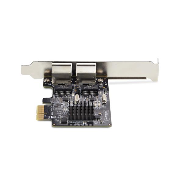 LANカード/PCI Express x1/2ポート/RTL8111Hチップ/1Gbps/標準プロファイル対応 NIC