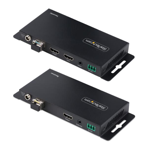 HDMIエクステンダー/光ファイバー接続/送受信機セット/4K60Hz/シングル 1km マルチ300m/映像延長キット