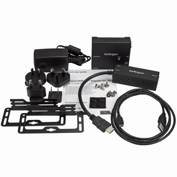 HDMIエクステンダー延長器コンパクト送信機HDBaseT規格対応4KUHD対応最大70m延長Cat5eケーブル使用