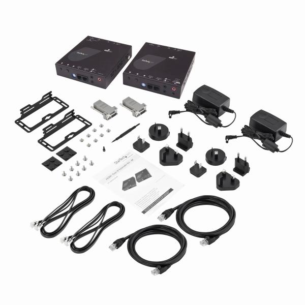 IP対応HDMI延長分配器キット4K/30Hz対応LAN回線経由型HDMI信号エクステンダー送受信機セットCat5e/Cat6ケーブル対応