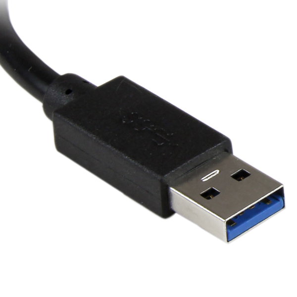 3ポートUSB3.0ハブ付きギガビットEthernet対応LANアダプタ(アルミ筐体、本体一体型ケーブル)USB3.0接続イーサネット対応有線LANアダプタ
