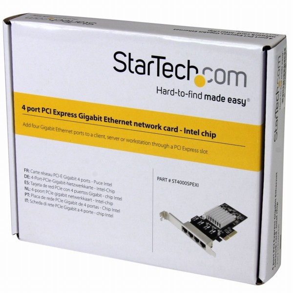 4ポートギガビットイーサネット増設PCIExpressLANカードIntelI350チップセット搭載NIC/ネットワークアダプタカード