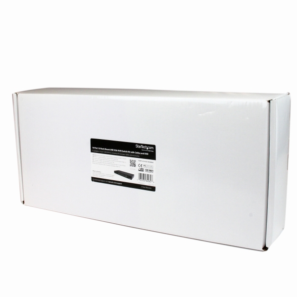 1Uラックマウント対応16ポートシングルVGAディスプレイ対応USB接続KVMスイッチ(PCパソコンCPU切替器)OSD機能USBVGAKVMケーブル付