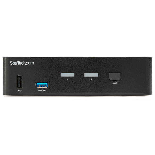 2ポートDisplayPort対応KVMスイッチ4K/60Hz対応CPU切り替え器USB3.0ハブ搭載DisplayPort1.2対応