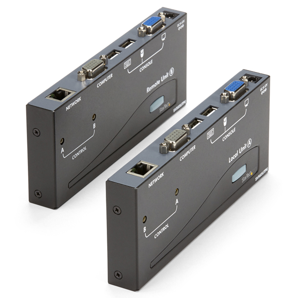 Cat5/Cat6使用VGA対応KVMエクステンダー(延長器)1024x768(150m延長時)/1280x1024(100m延長時)