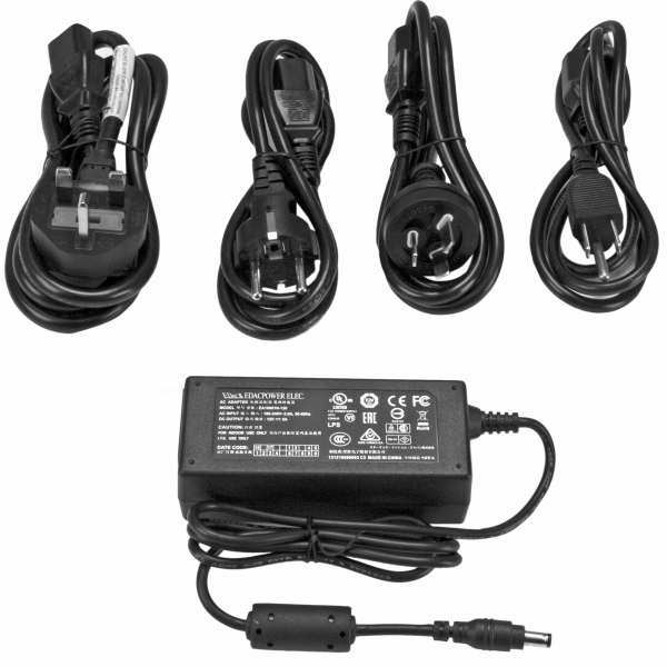 スペア用AC電源アダプター12V/5A出力交流100-240V入力