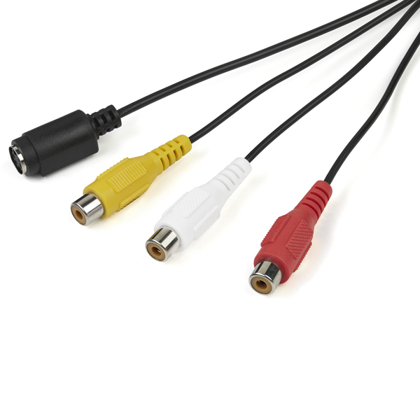 USB接続ビデオキャプチャーケーブル/S端子&コンポジット-USB2.0ビデオキャプチャーユニット/TWAIN対応/アナログデジタルコンバーター/Windows対応