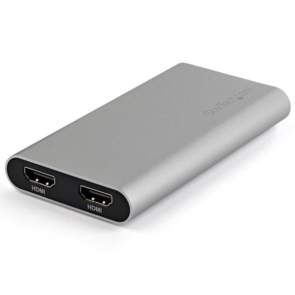 Thunderbolt3-2ポートHDMI変換アダプタ4K/60Hz対応MacとWindowsに対応サンダーボルト3(USBType-C)/オス-2xHDMI/メス
