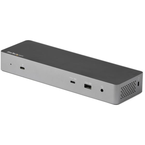 Thunderbolt3ドック/デュアル4Kモニタ(DisplayPort1.4&HDMI2.0)/シングル8Kモニタ/96WUSBPD/5ポートUSB3.2ハブ/ギガビット有線LAN/Windows&Mac対応