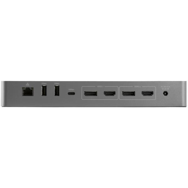 Thunderbolt3ドック/デュアル4Kモニタ(DisplayPort1.4&HDMI2.0)/シングル8Kモニタ/96WUSBPD/5ポートUSB3.2ハブ/ギガビット有線LAN/Windows&Mac対応