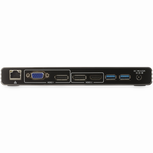 Thunderbolt3ドッキングステーションデュアル4K/60Hzモニタ対応DP/HDMI/VGA出力MacBookPro/Windows対応85WUSBPD
