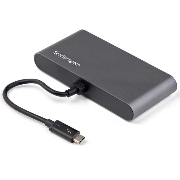 Thunderbolt3ハブサンダーボルト3ミニドックデュアル4K/60HzHDMI/2ポートUSB-Aハブ(3.2/2.0)/ギガビット有線LANポート
