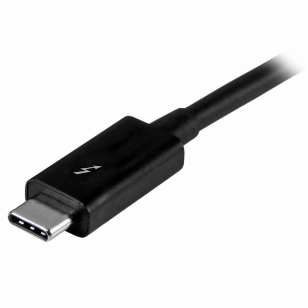 1mThunderbolt3(20Gbps)USB-Cケーブルサンダーボルト/USB/DisplayPortに対応