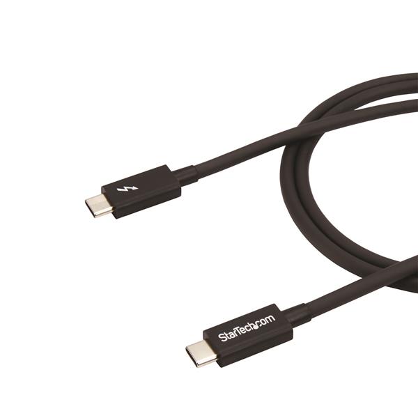 2mThunderbolt3(20Gbps)USB-Cケーブルサンダーボルト/USB/DisplayPortに対応