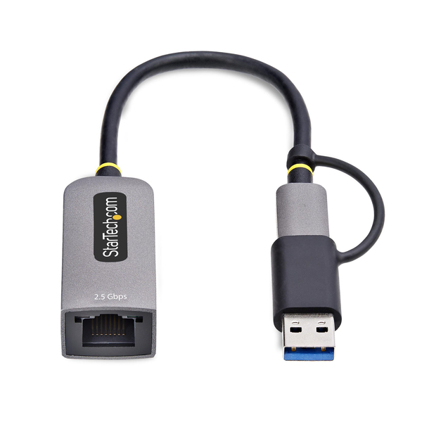 有線LANアダプター/USB-C＆A接続/USB 3.2 Gen1/1/2.5Gbps/ギガビットイーサネットアダプター