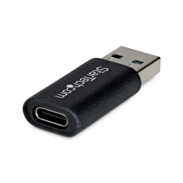 USB-A - USB-C変換アダプター/10Gbps/Type-Aオス - Type-Cメス/5V 900mA/コネクター