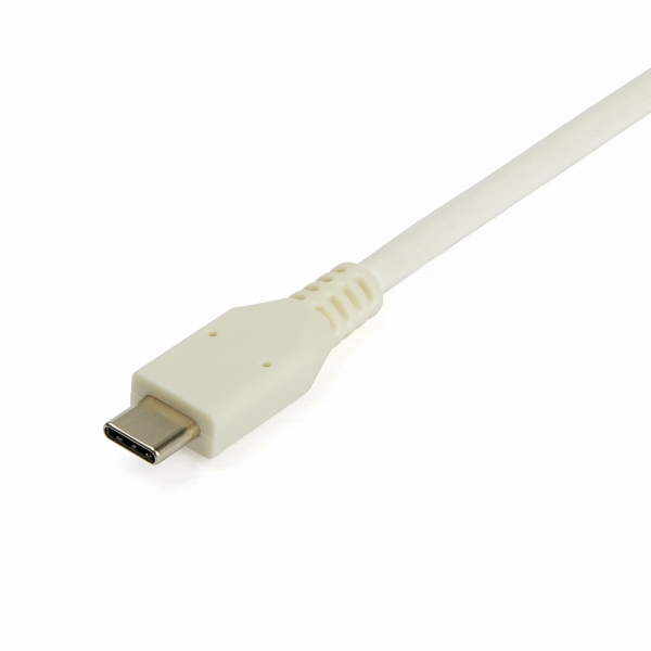 USBType-C有線LANアダプタホワイトUSB-Aポート付属USB-C-ギガビットEthernet変換NIC