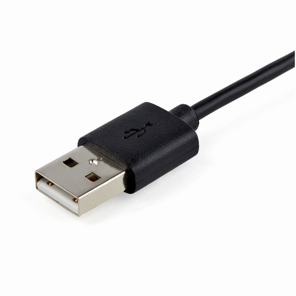 USB-C-USB-A変換ケーブルUSB2.0準拠L型Type-C(オス)-A(オス)1m