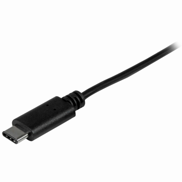 1mブラックUSB2.0ケーブルタイプBオス(4ピン)-Type-C/USB-Cオス(24ピン)リバーシブルデザインUSB2.0/480Mbps