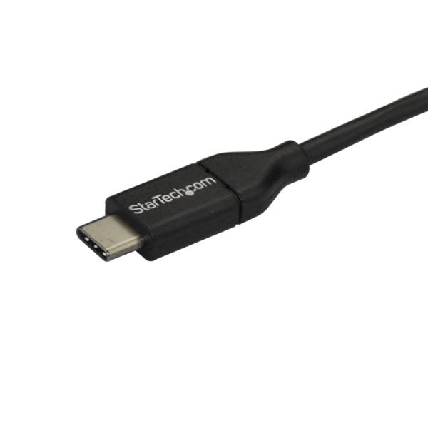 USB-C-USB-Bケーブル2mUSB2.0準拠USBType-C(オス)-USBB(オス)