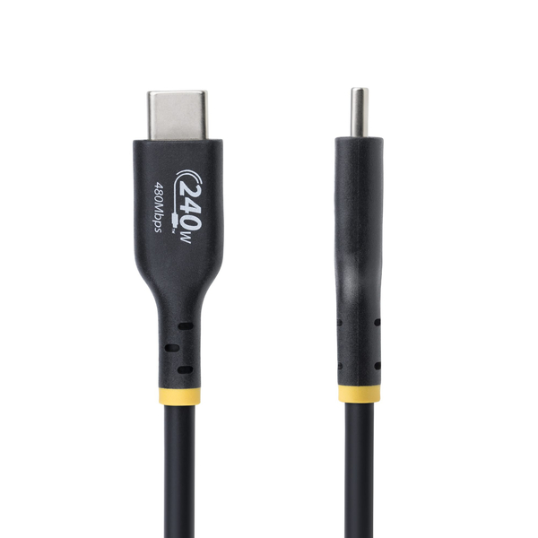 USB-C充電ケーブル/1m/USB 2.0/240W/PD 3.1 EPR/USB-IF/ブラック/急速 高速充電