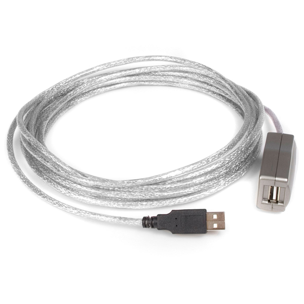 4.5m USB 2.0準拠リピータケーブル USB A (メス)-USB A (オス) 延長ケーブル