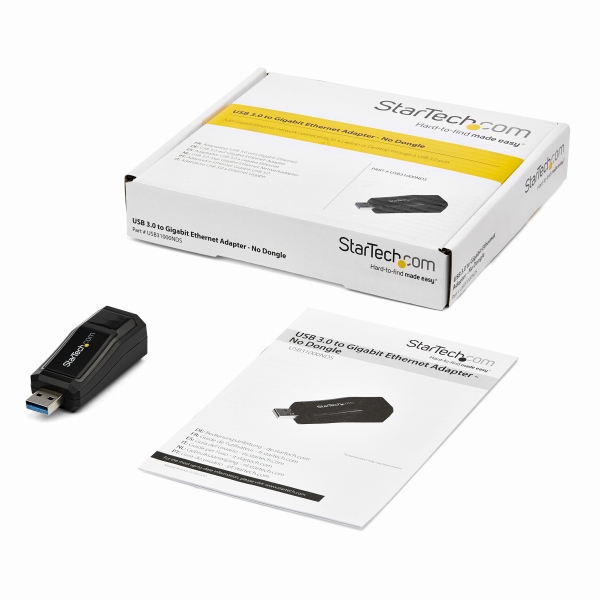 USB3.0-GigabitEthernetLANアダプタ(ブラック)10/100/1000MbpsNICネットワークアダプタUSBSuperSpeed(オス)-RJ45(メス)有線LANアダプタ