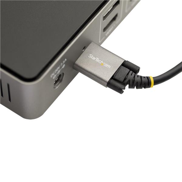 50cmサイドロック付きUSB-Cケーブル10Gbps/USB3.1TypeCケーブル/100W(5A)PowerDelivery&DPAltモード/デュアルスクリューロック/USB-Cコード/充電・同期