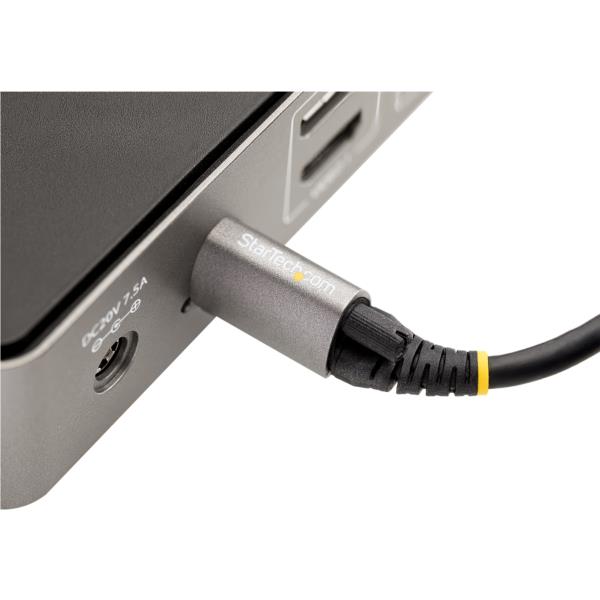 50cmトップロック付きUSB-Cケーブル10Gbps/USB3.1TypeCケーブル/100W(5A)PowerDelivery&DPAltモード/シングルスクリューロック/USB-Cコード/充電・同期