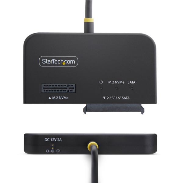 M.2 NVMe および 2.5/3.5インチ SATAアダプター/USB-C USB-A接続/B+M M-Key対応
