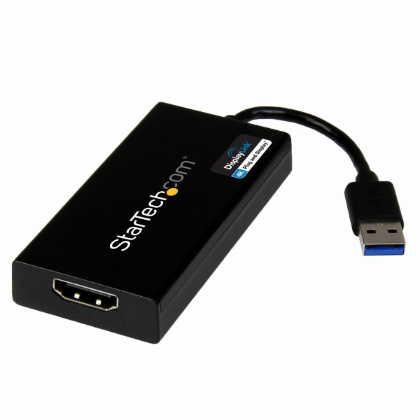 USB3.0接続4K対応HDMI外付けグラフィックアダプタDisplayLink認定UltraHD対応1xUSB3.0タイプAオス-1xHDMIメス