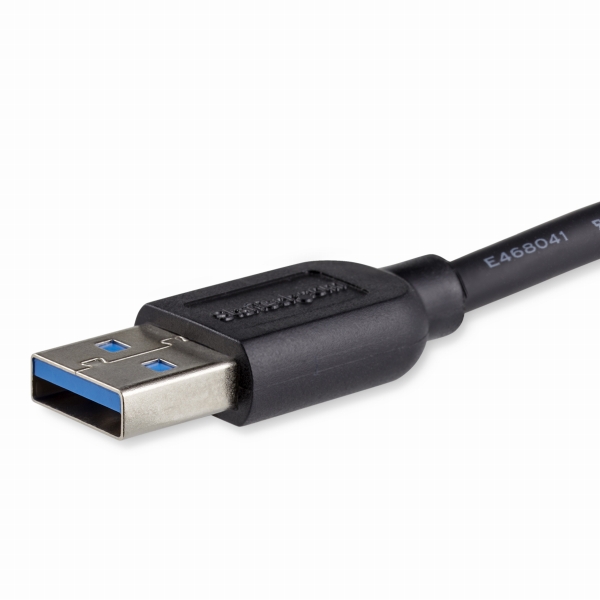 MicroUSB3.0スリムケーブルA(オス)-マイクロB(オス)15cm