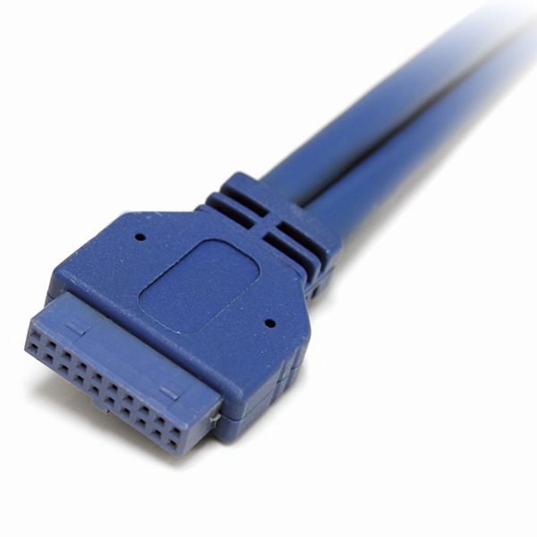 マザーボードピンヘッダー接続USB3.02ポート増設ケーブルPCIブラケット付き2xUSBタイプAメス-IDC20ピンメス