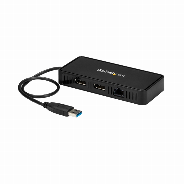 USB3.0接続ミニドッキングステーションMac/Windows対応デュアルDisplayPortモニタ対応4K/60Hzギガビットイーサネットポート