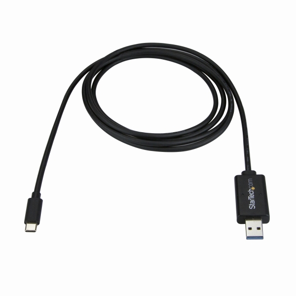 USB-C-USB-AデータリンクケーブルMac/Windows対応USBデータ転送ケーブルUSB3.0準拠